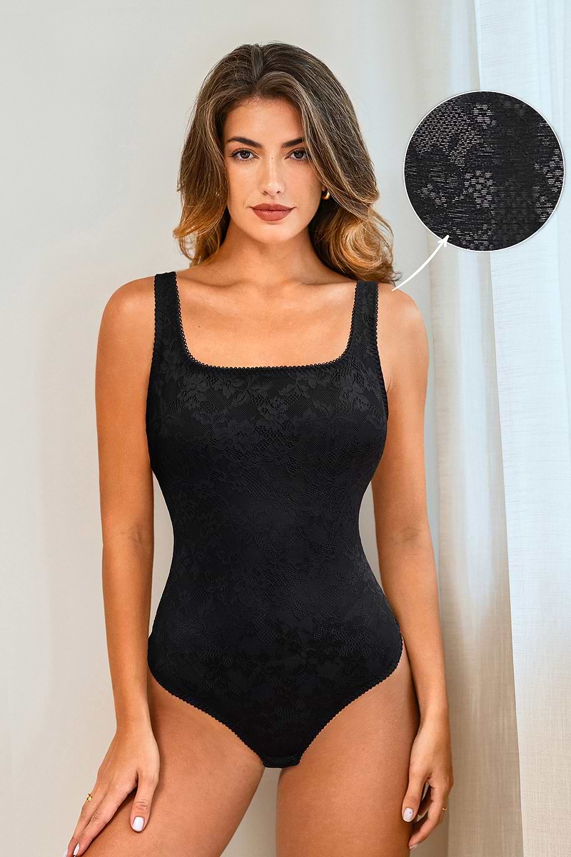Such a Catch Black Shapewear Bodysuit