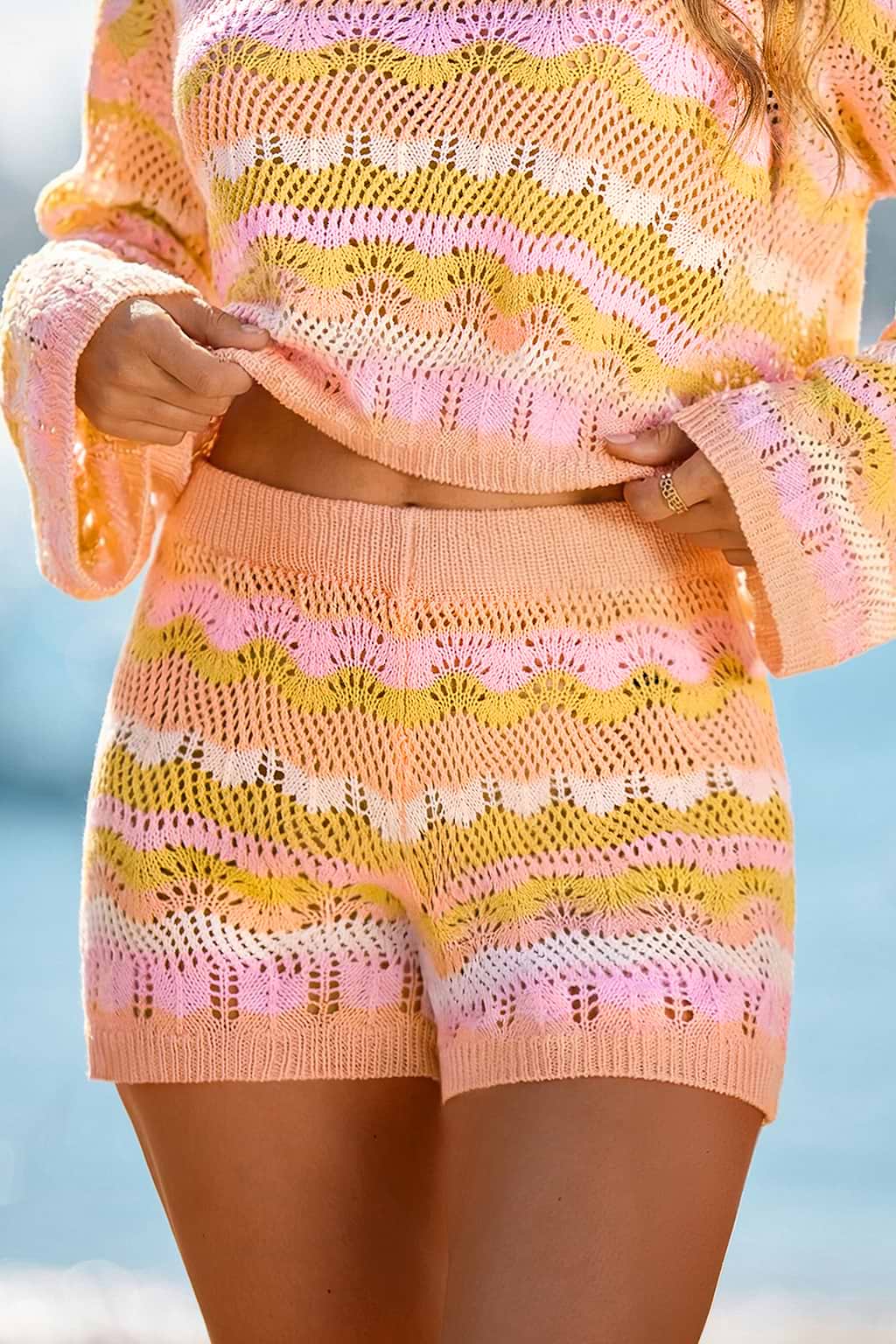 Pixels Cover-Up Shorts