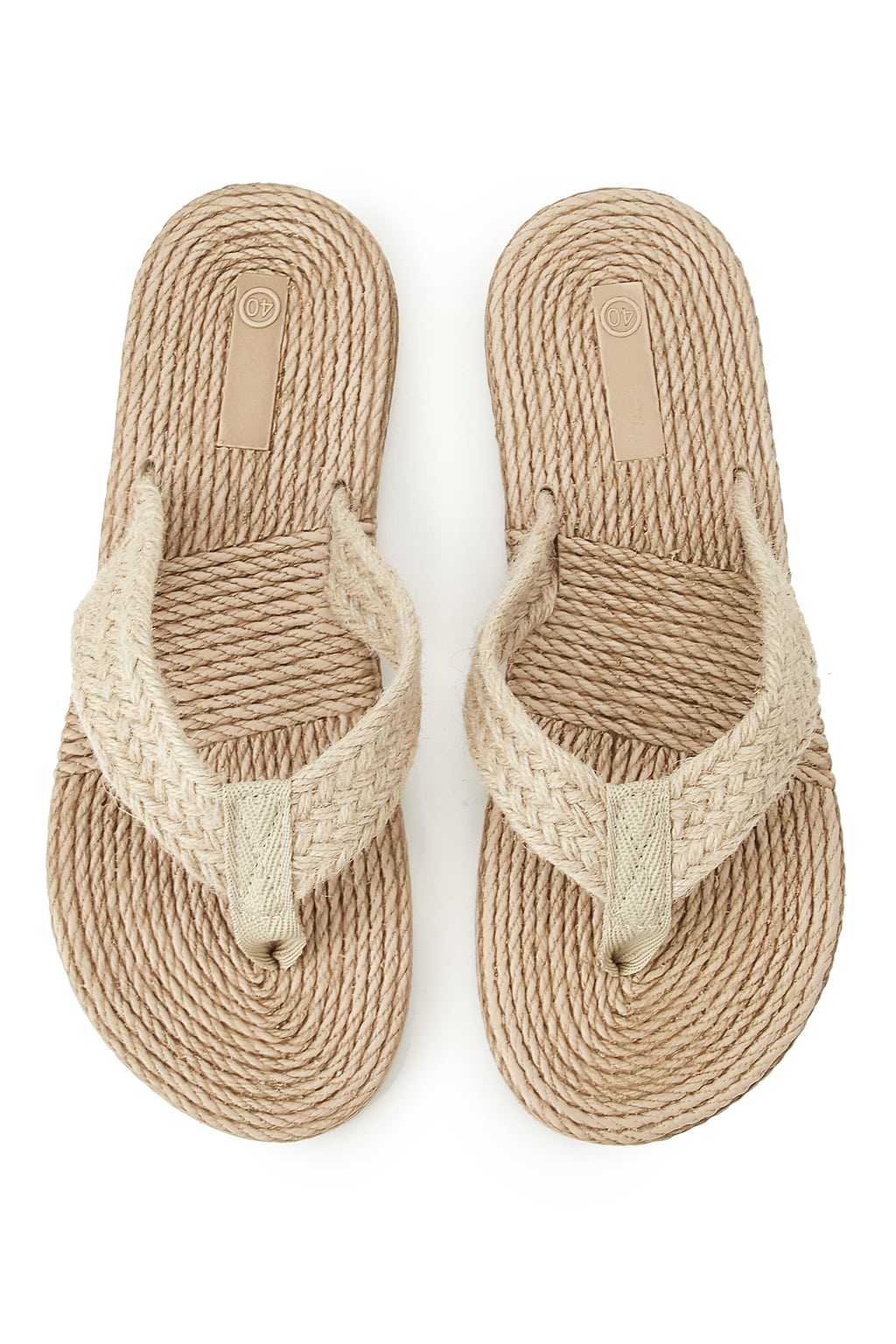 Step It Up Straw Flip Flops