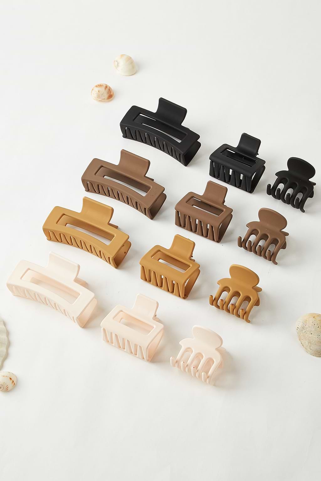 Quintessential Neutral Claw Clip Set