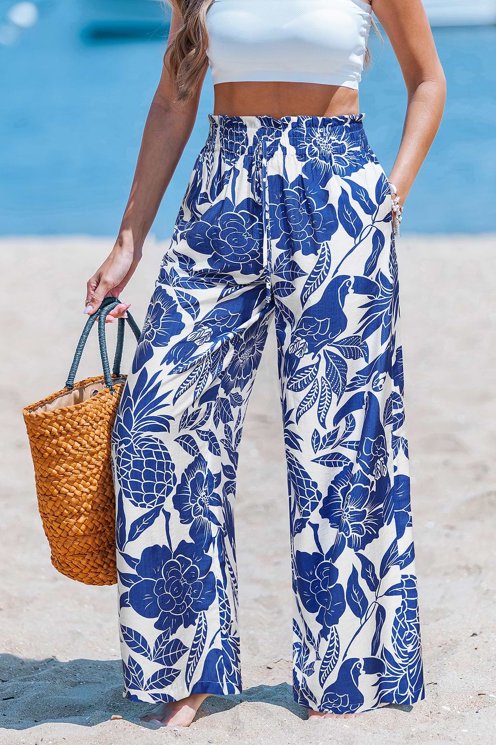 Overcast Floral Pants