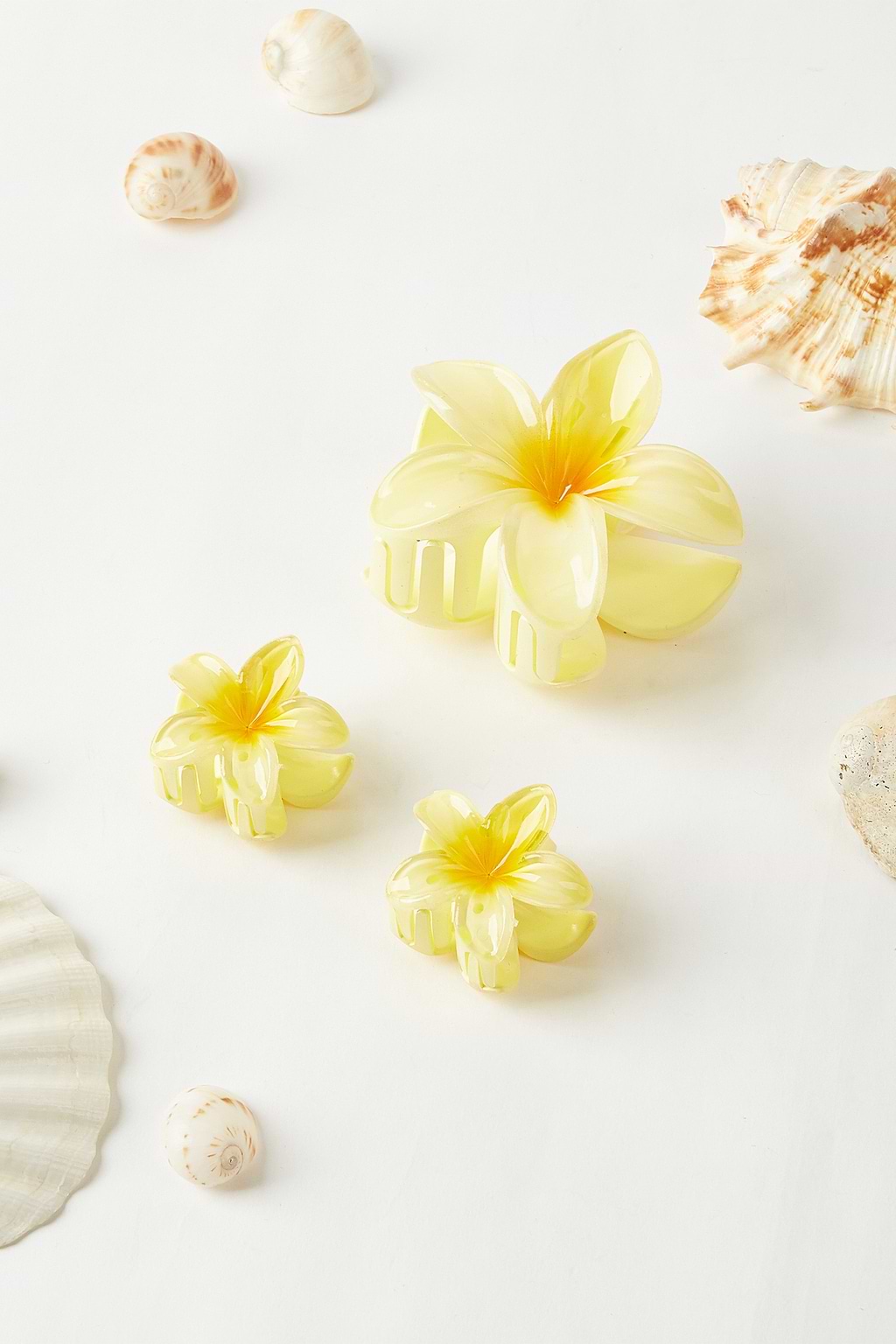 Haarspangen-Set in Blumenform