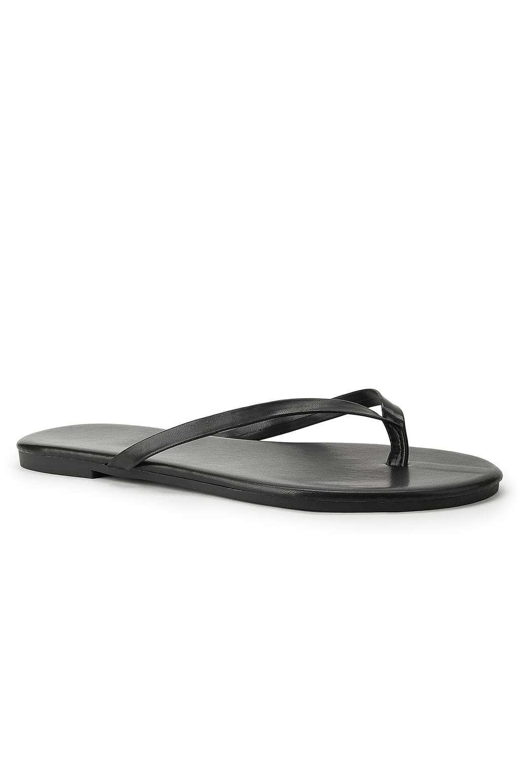 Tongs en similicuir