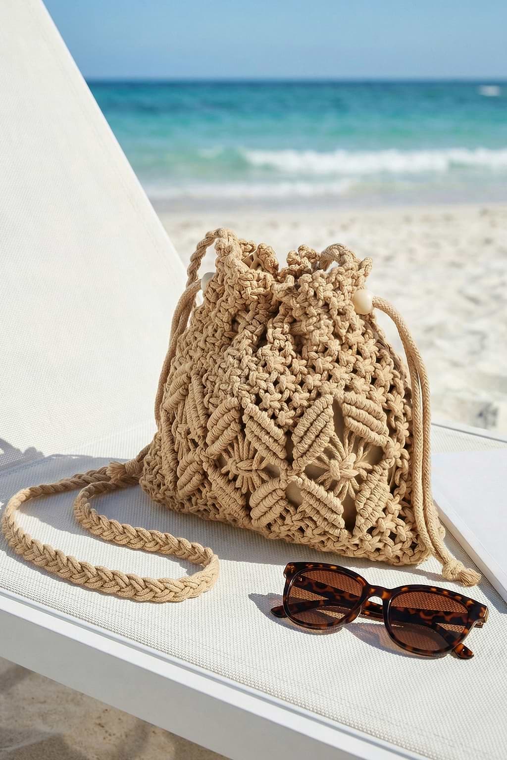 Sunny Somewhere Beige Bag