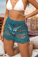 Paréo cover up vert transparent