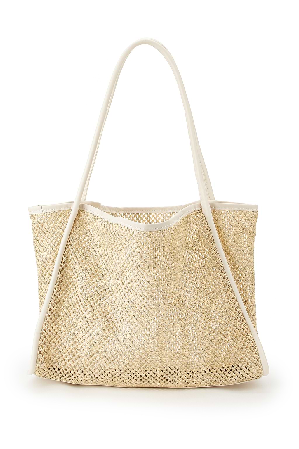 Sac forme cabas en paille