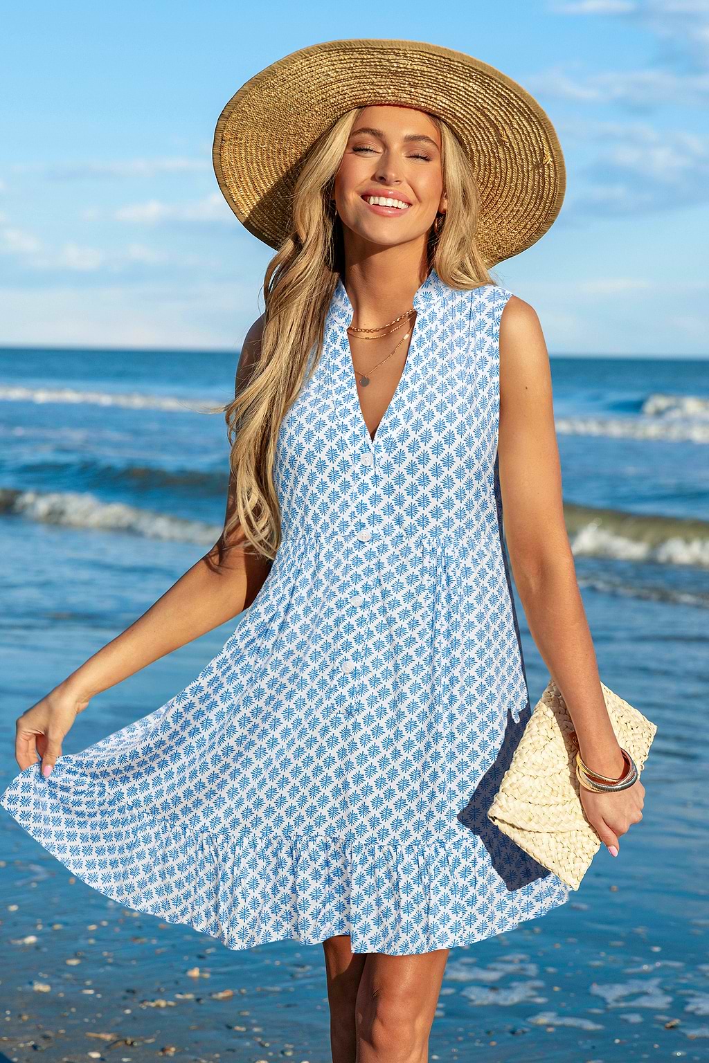 Minivestido adornado con burbujas