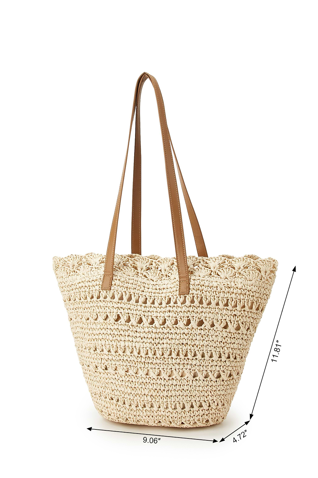 Orange Gelato Straw Bag