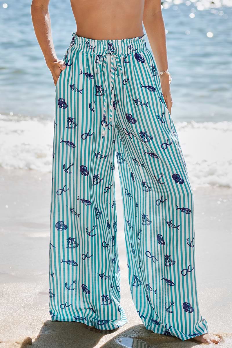 Off the Reef Striped Pants
