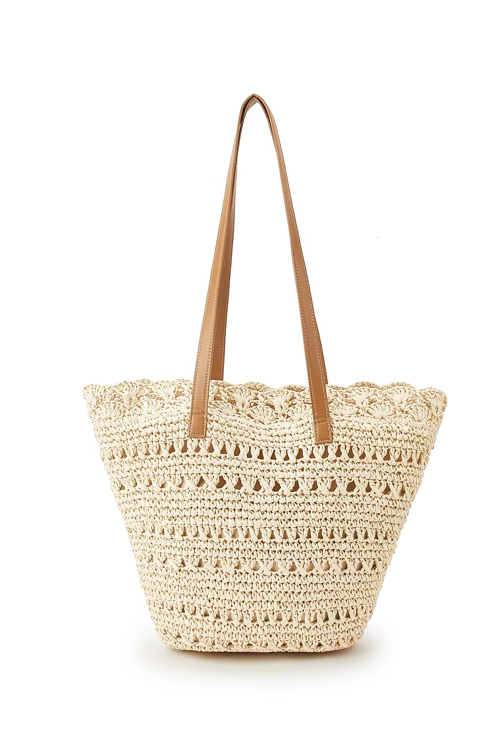 Orange Gelato Straw Bag