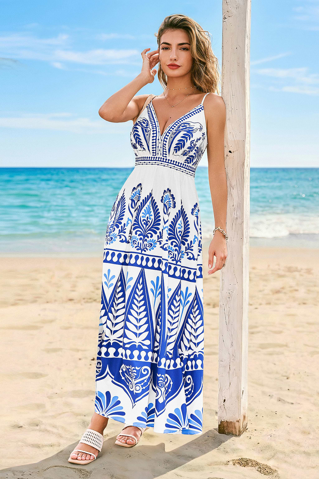 Biggest Fan Ornate Maxi Dress