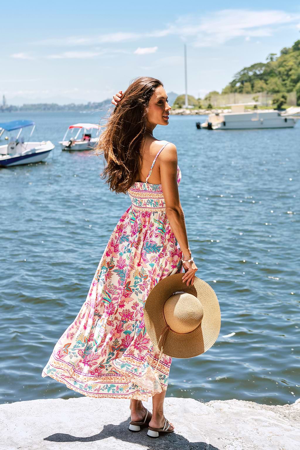 Cherubim Paisley Maxi Jurk