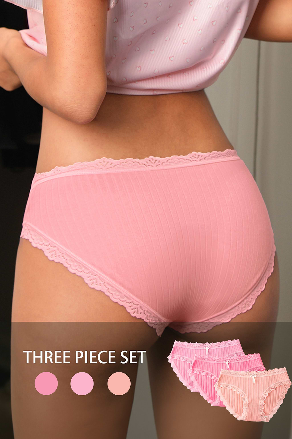 Breaking Hearts Underwear Briefs-3 Pack