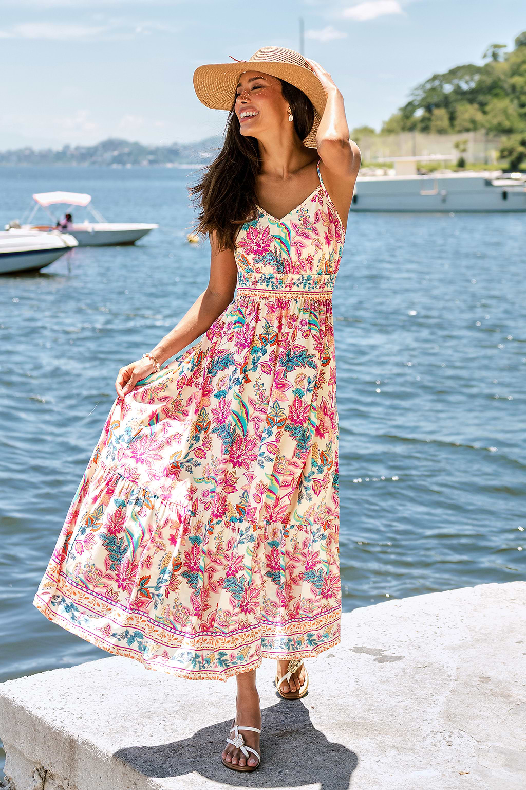 Cherubim Paisley Maxi Dress