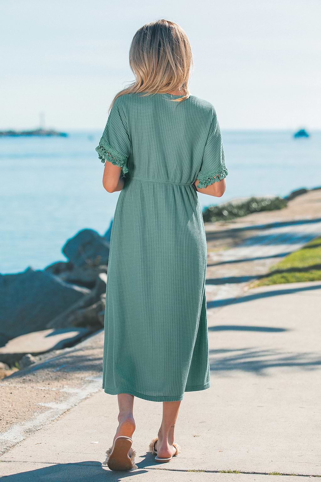 Grotto Green Maxi Dress