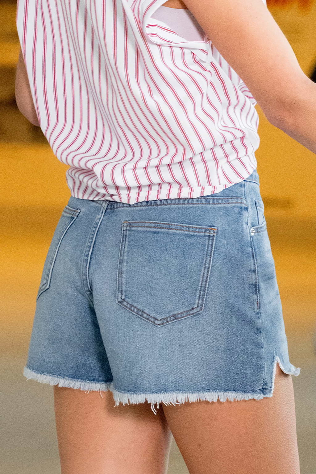 Pantalones cortos vaqueros azules Morning Sunshine