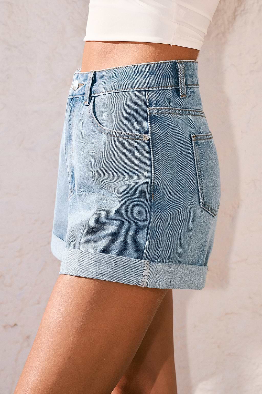 Adore You Blue Denim Shorts