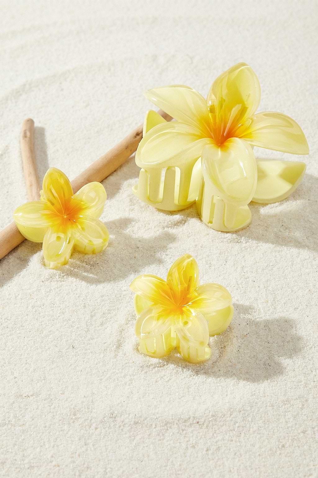 Tropical Groves Floral Claw Clip Set