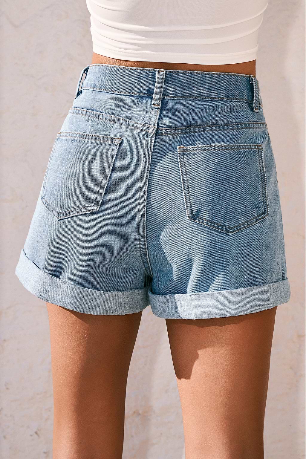Adore You Blue Denim Shorts