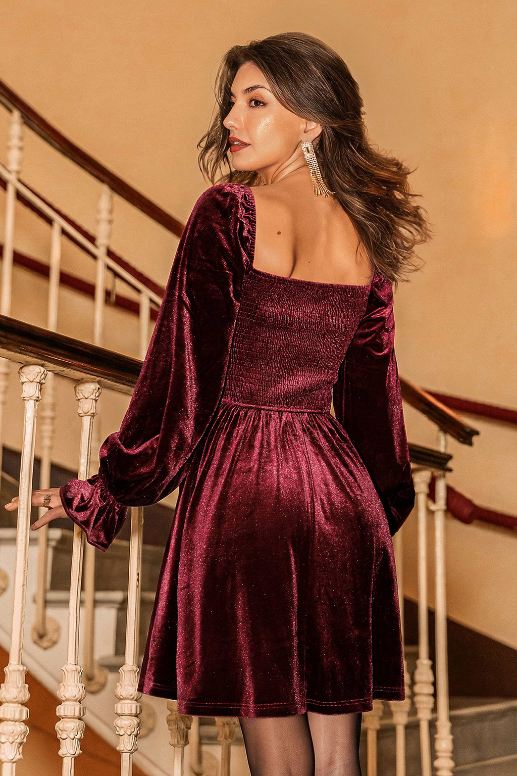 Sweet Sangria Red Mini Dress