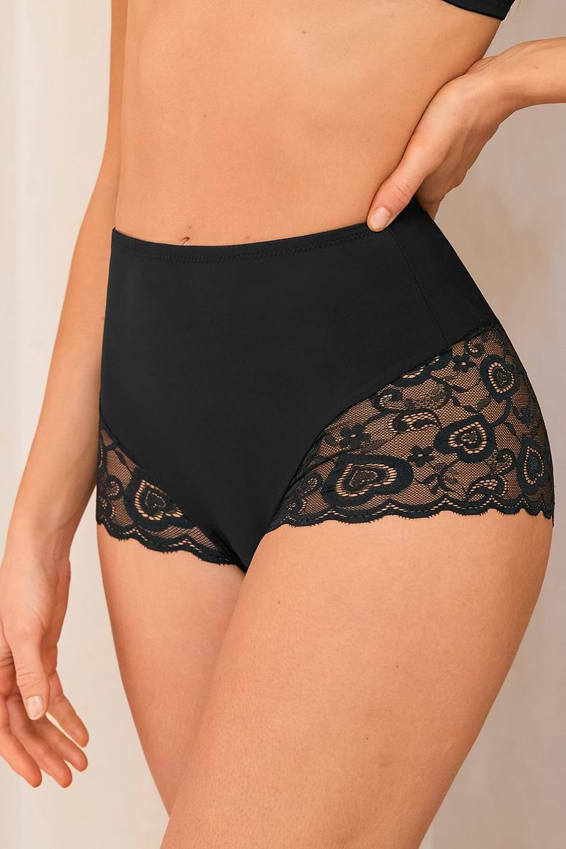 Cute & Covered Black Shapewear Briefs