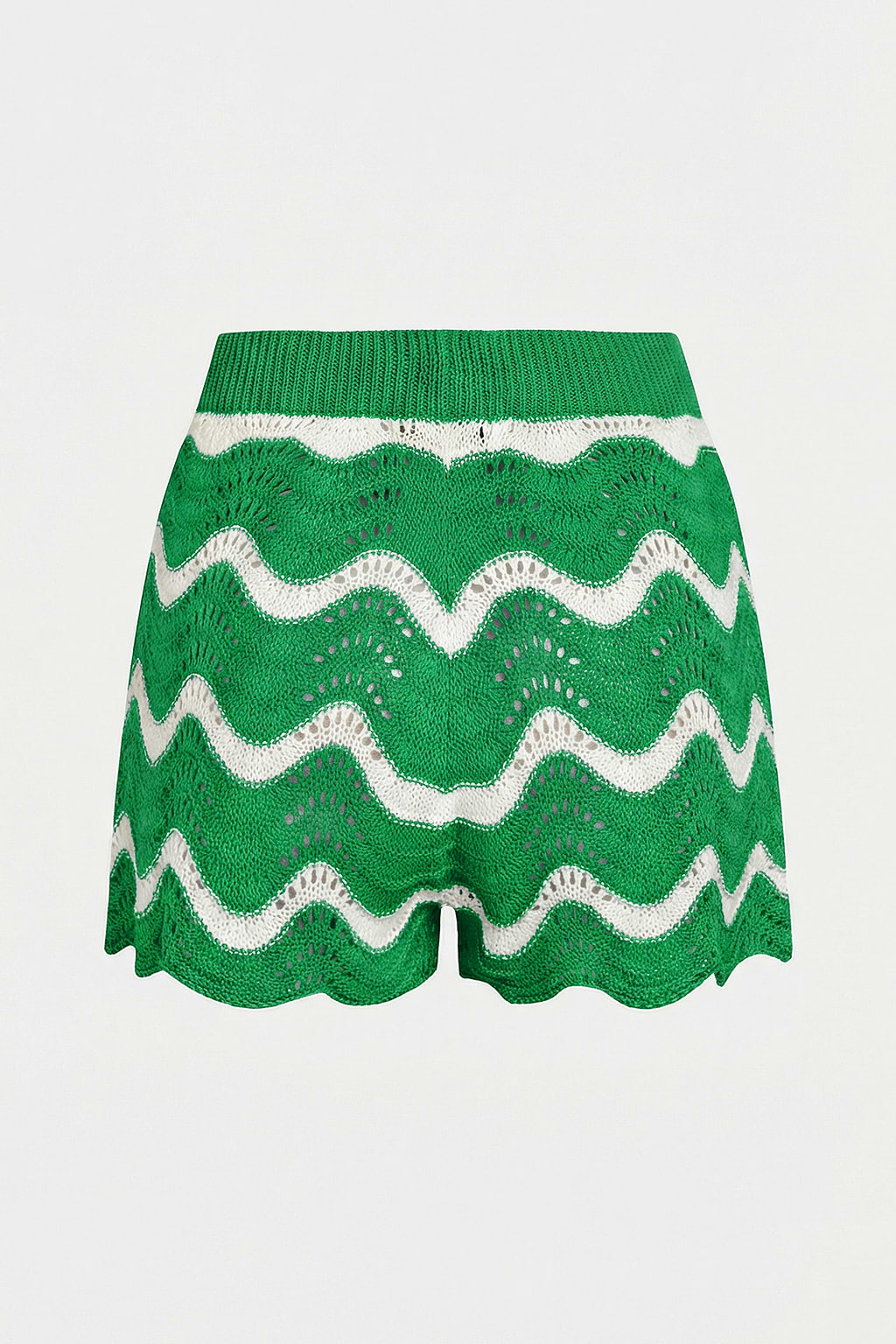 Coral Garden Striped Cover-Up Shorts