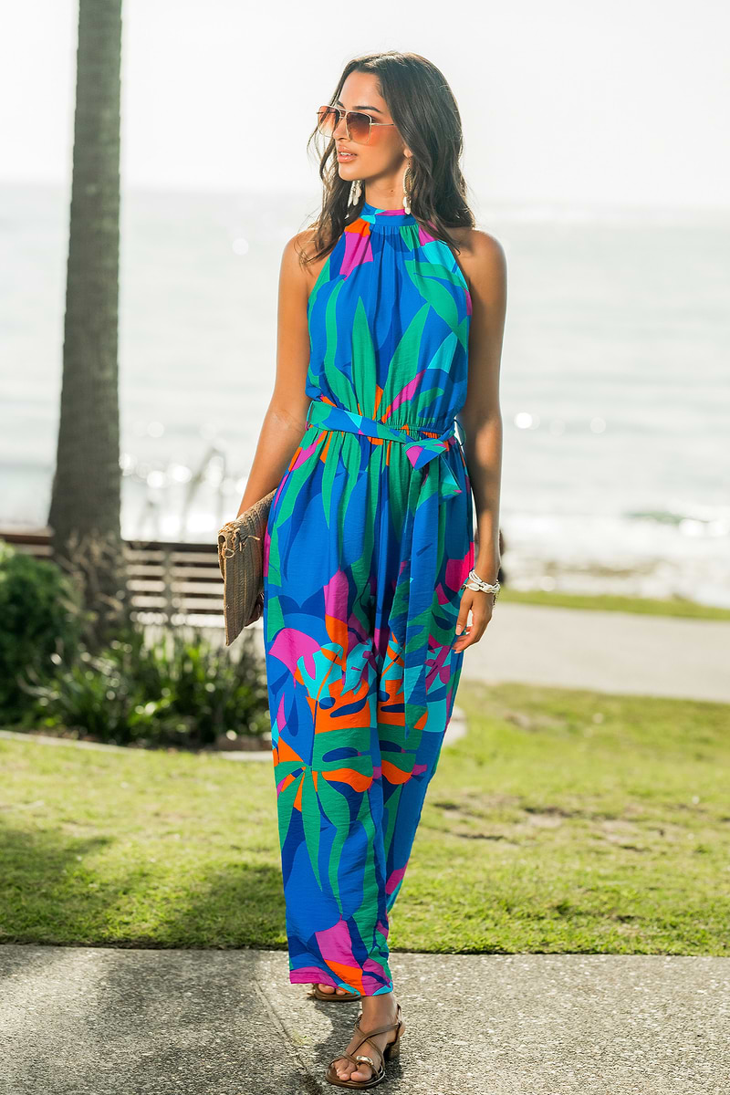 Aquarius Moon Tropical Jumpsuit