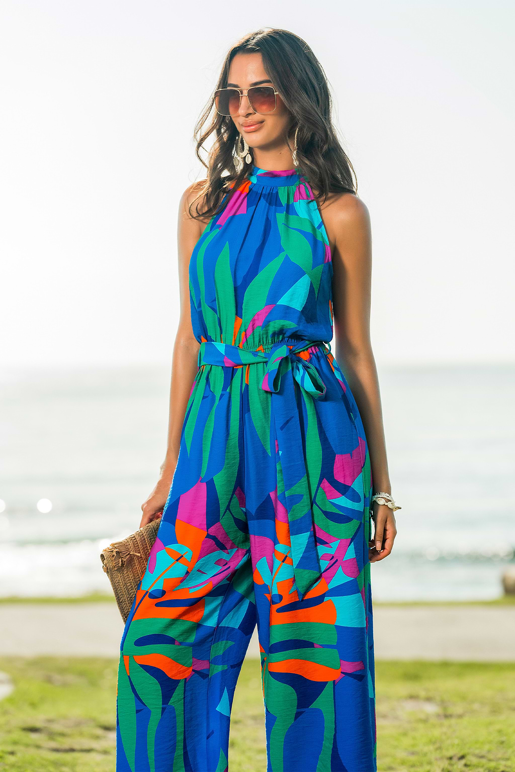 Aquarius Moon Tropical Jumpsuit