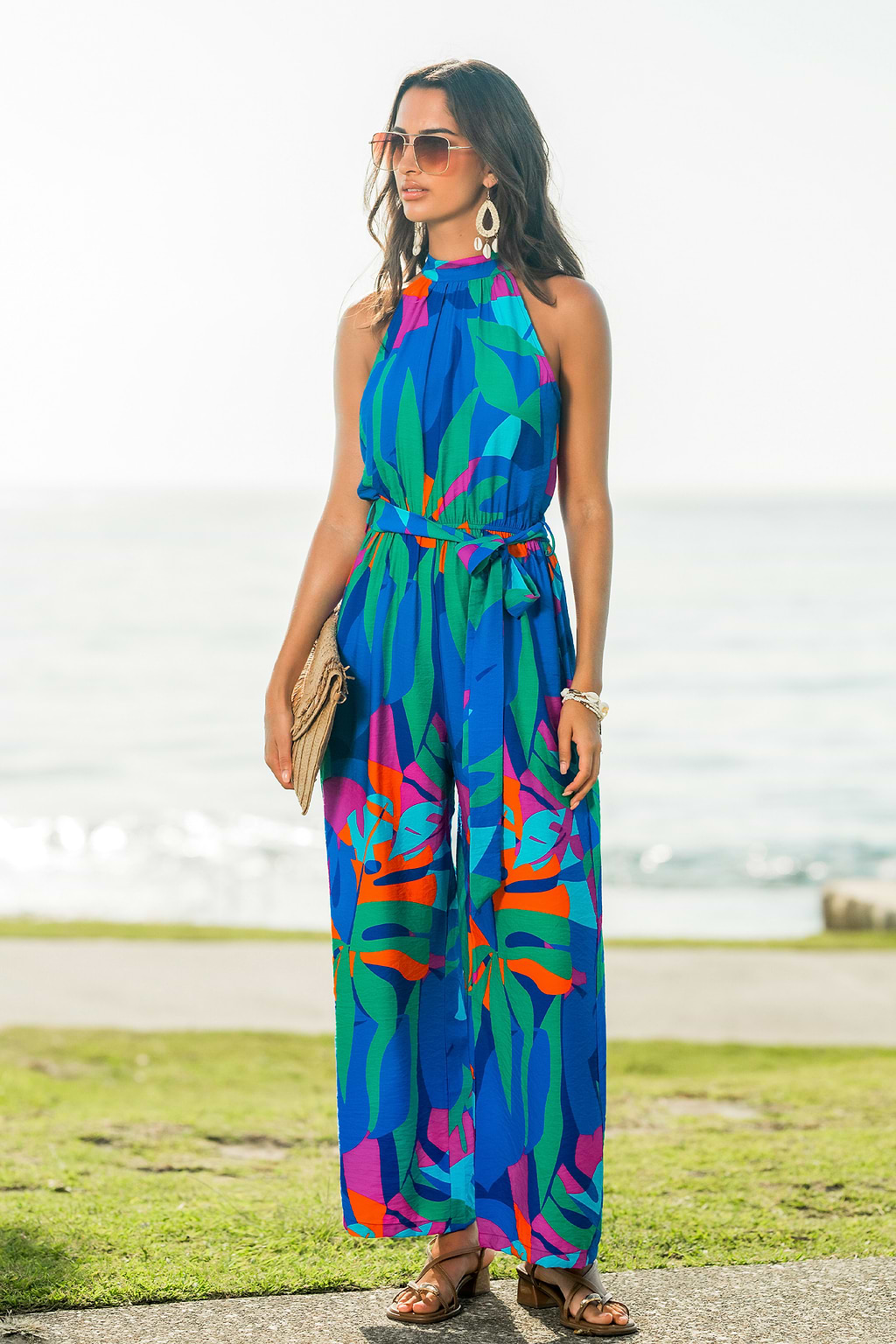 Aquarius Moon Tropical Jumpsuit
