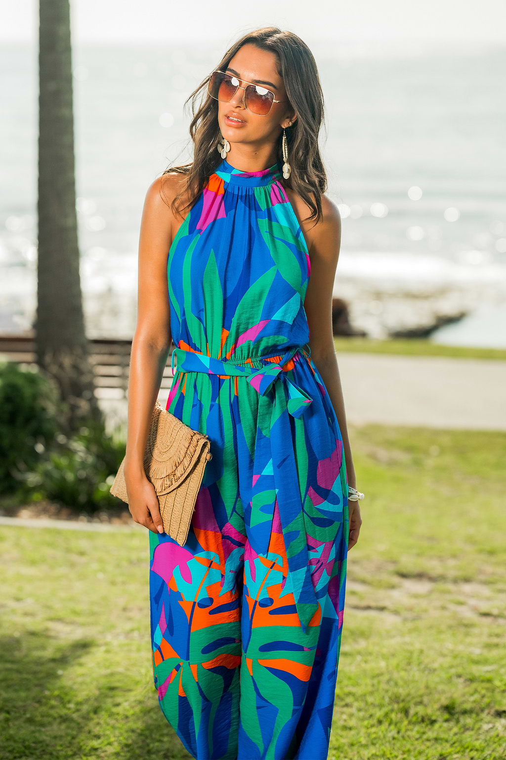 Aquarius Moon Tropical Jumpsuit