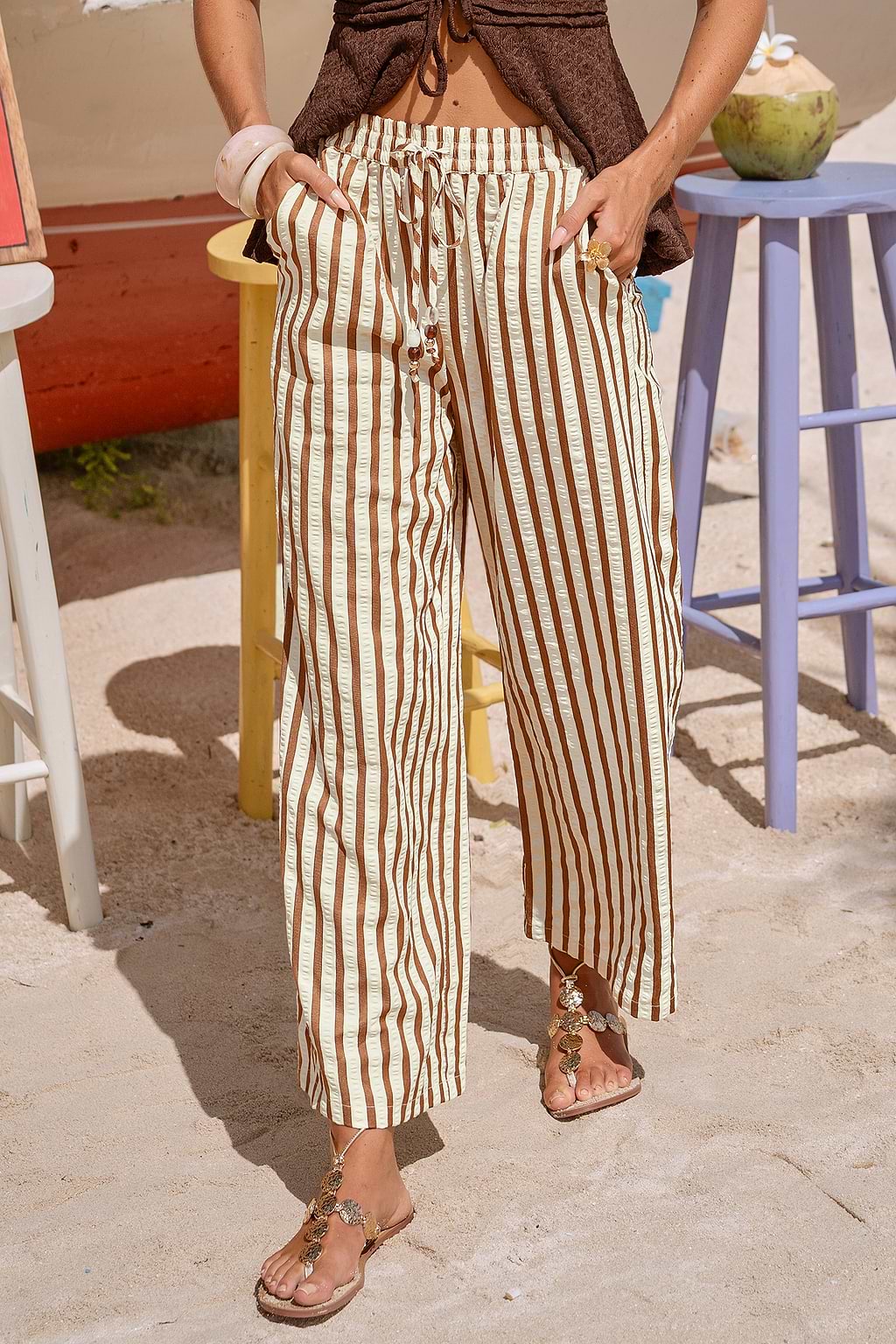 Pantalones a rayas de cultura popular