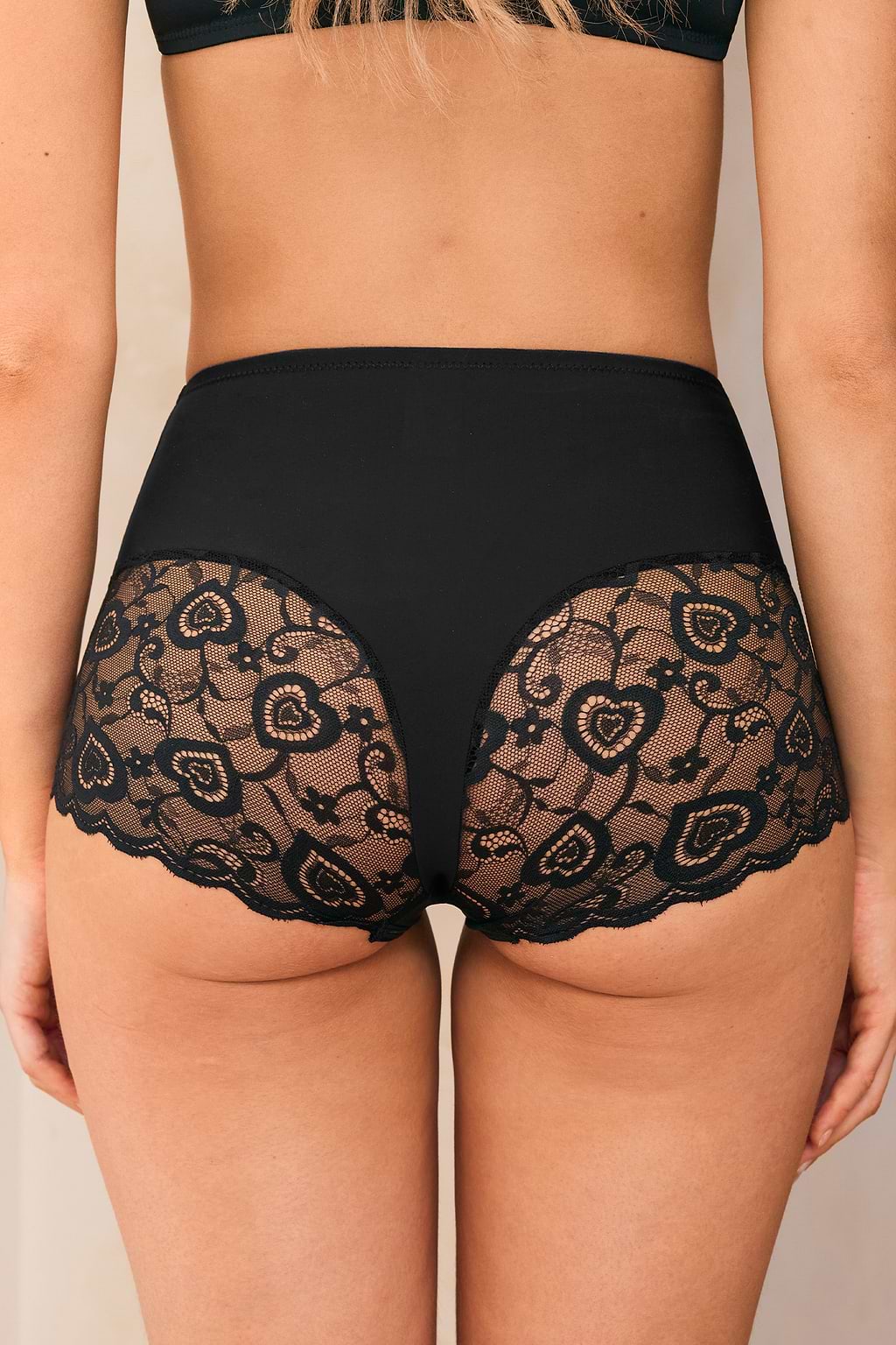 Cute & Covered Black Shapewear Briefs