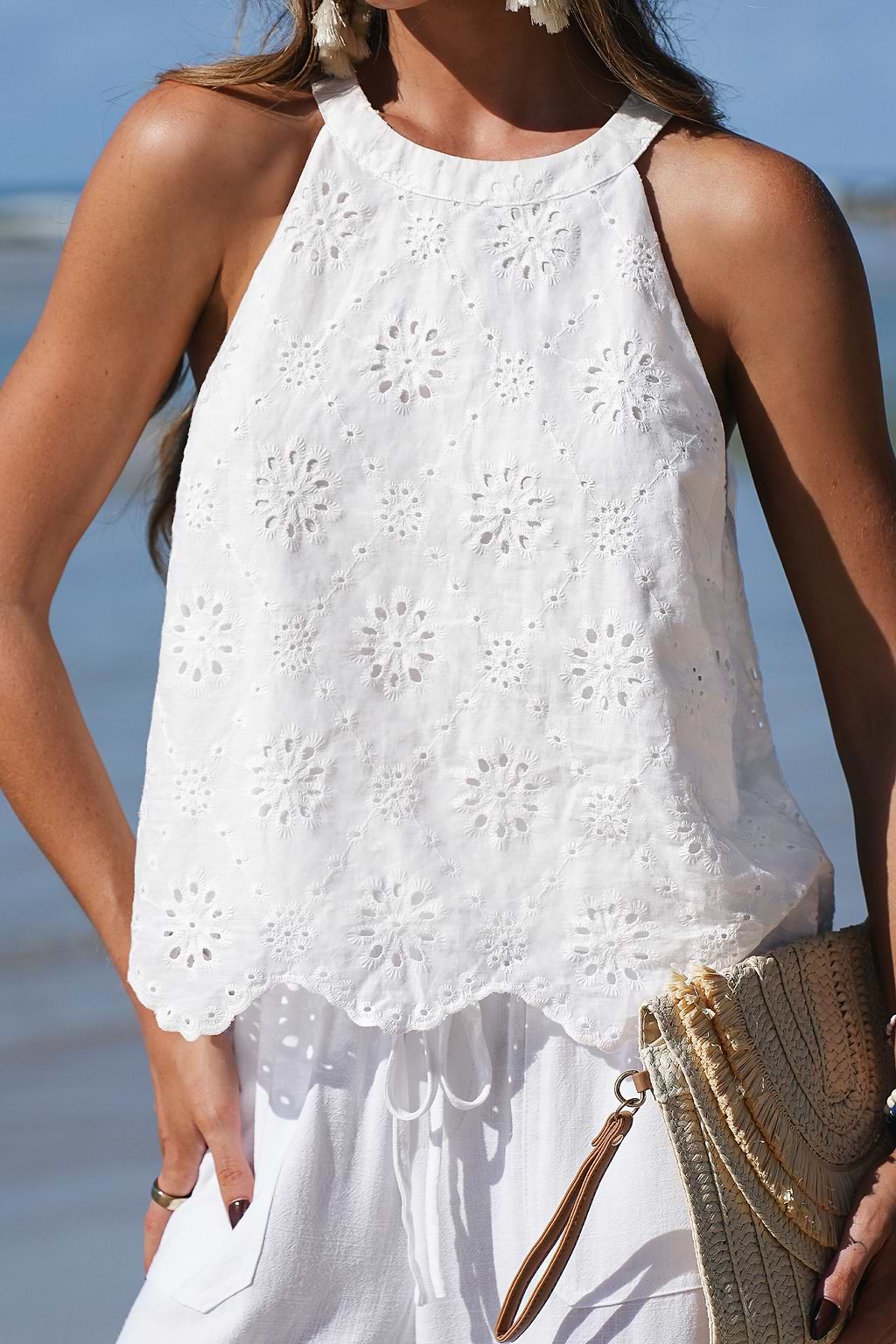 Tuscan Glow White Top