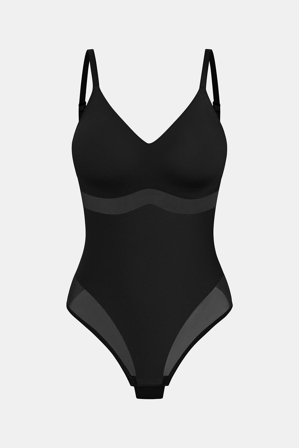 Body gainant noir boutons pression