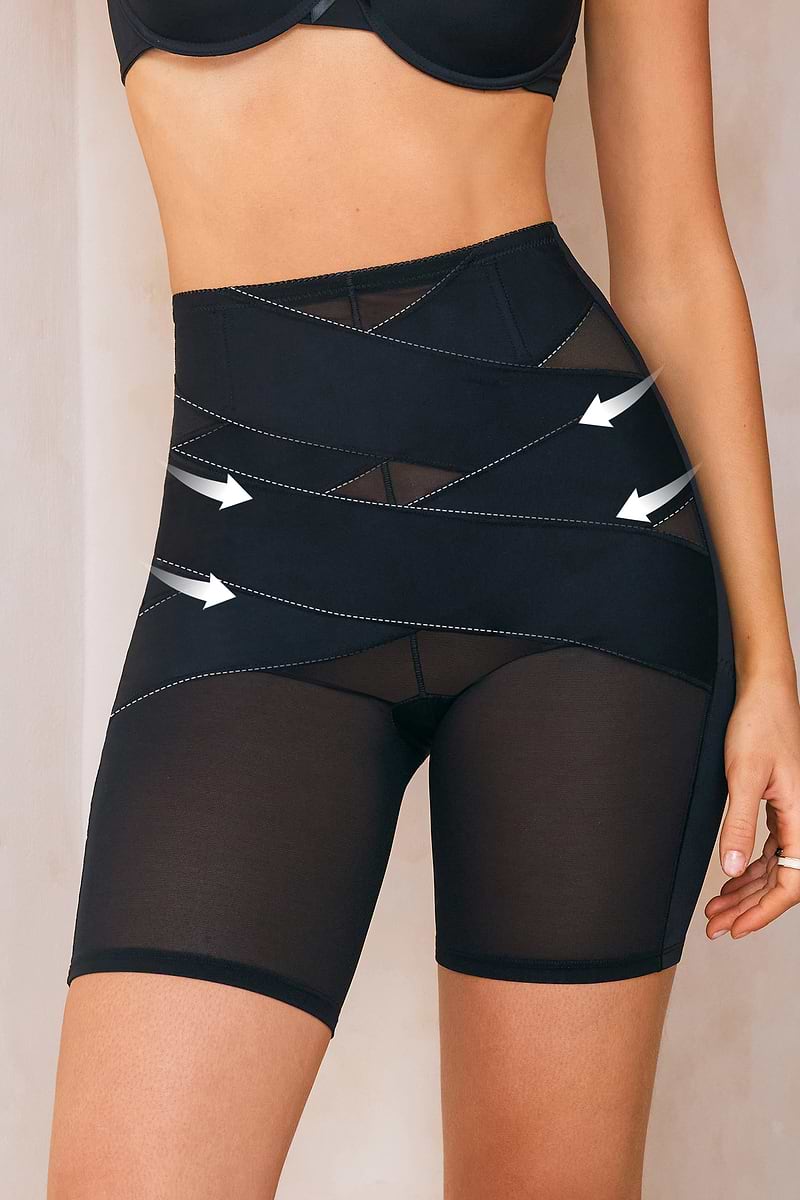 As Good As It Gets Black Shapewear Shorts