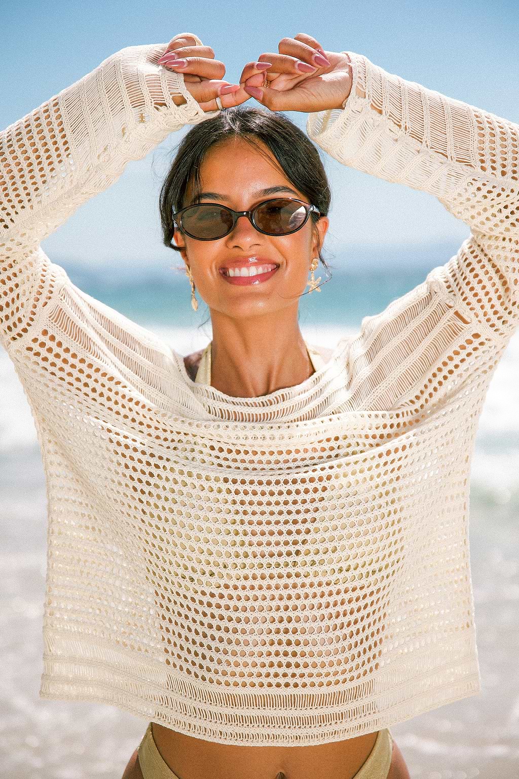 Top copricostume beige Staycation Staple