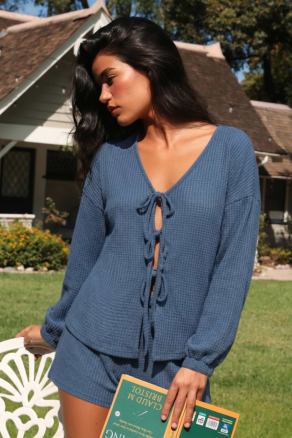 Early Night Blue Pajama Set