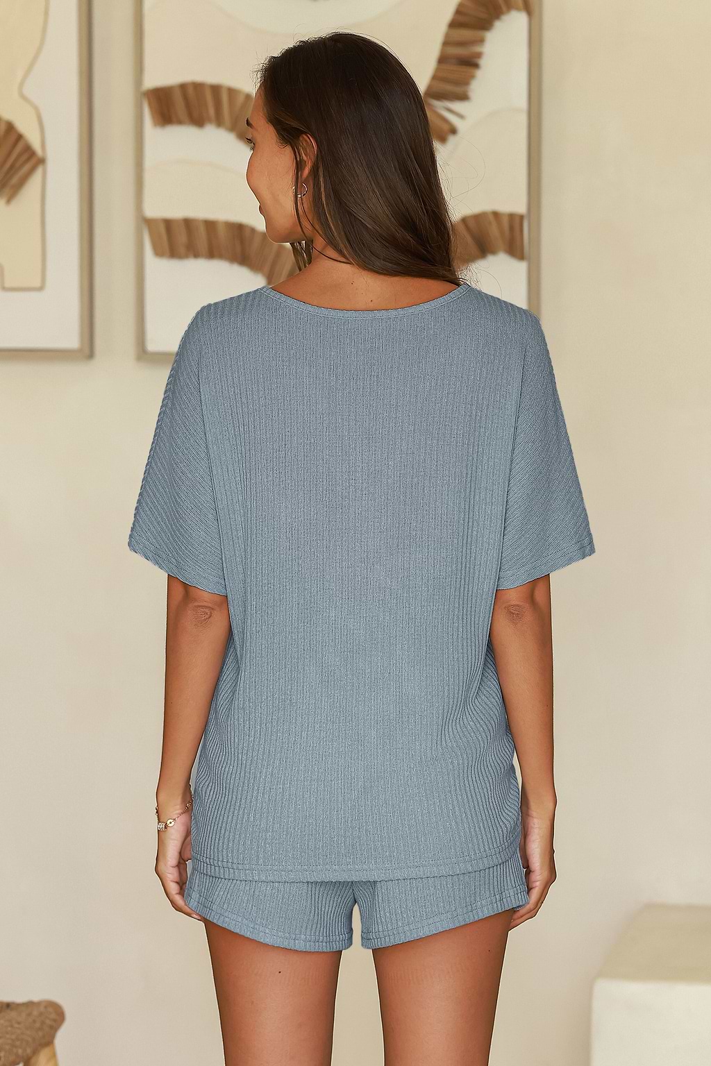 Five More Minutes Grey Pajama Set