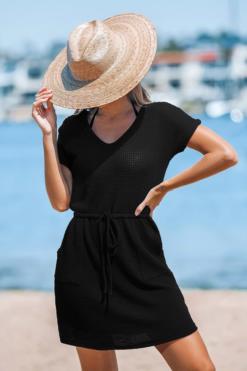 So Humble Black Mini Dress