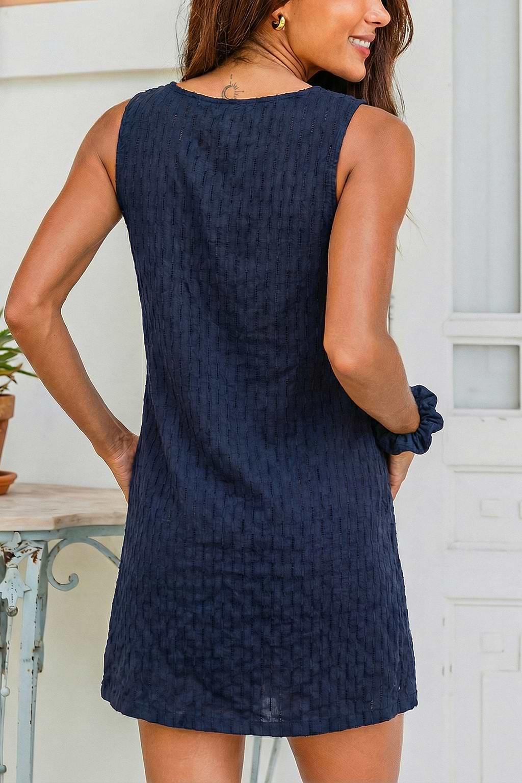 Vestido de dormir azul 