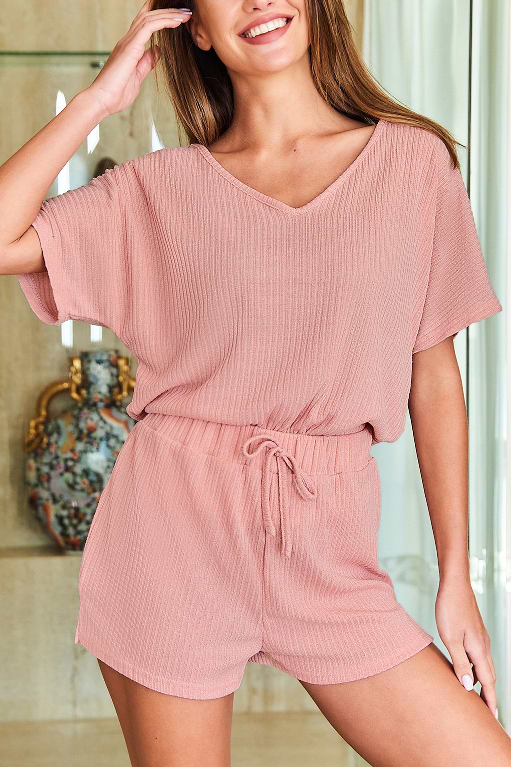 Rest Day Pink Pajama Set