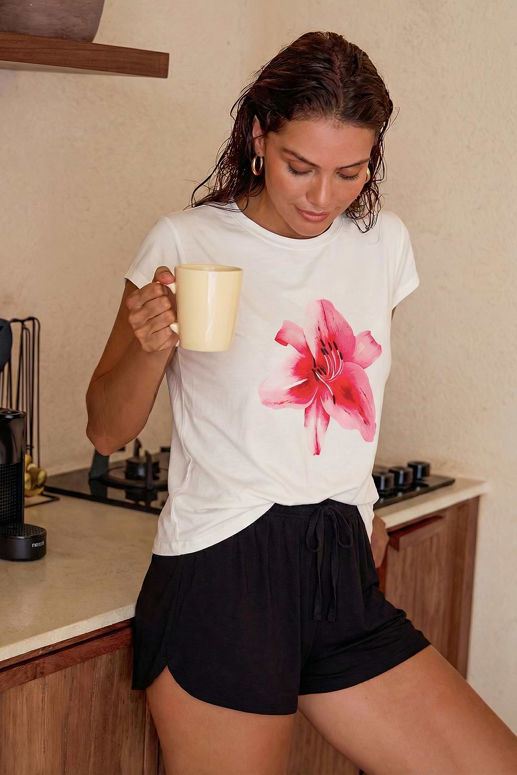 Pillow Talking Floral Pajama Set