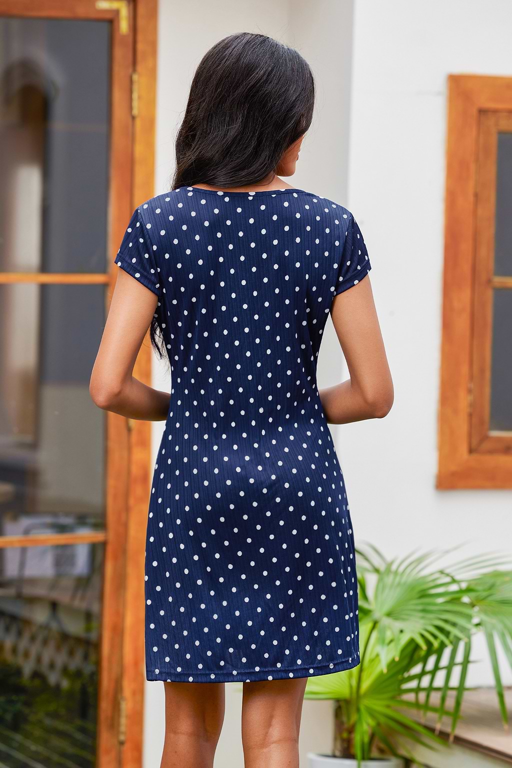 So Pure Polka Dot Sleep Dress
