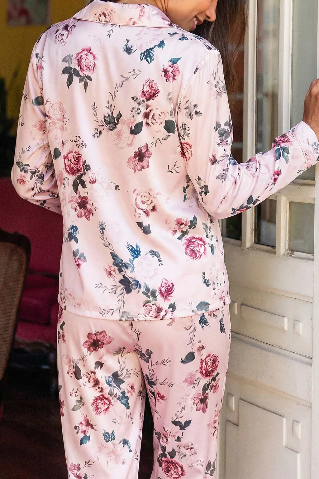 Bedtime Story Floral Pajama Set