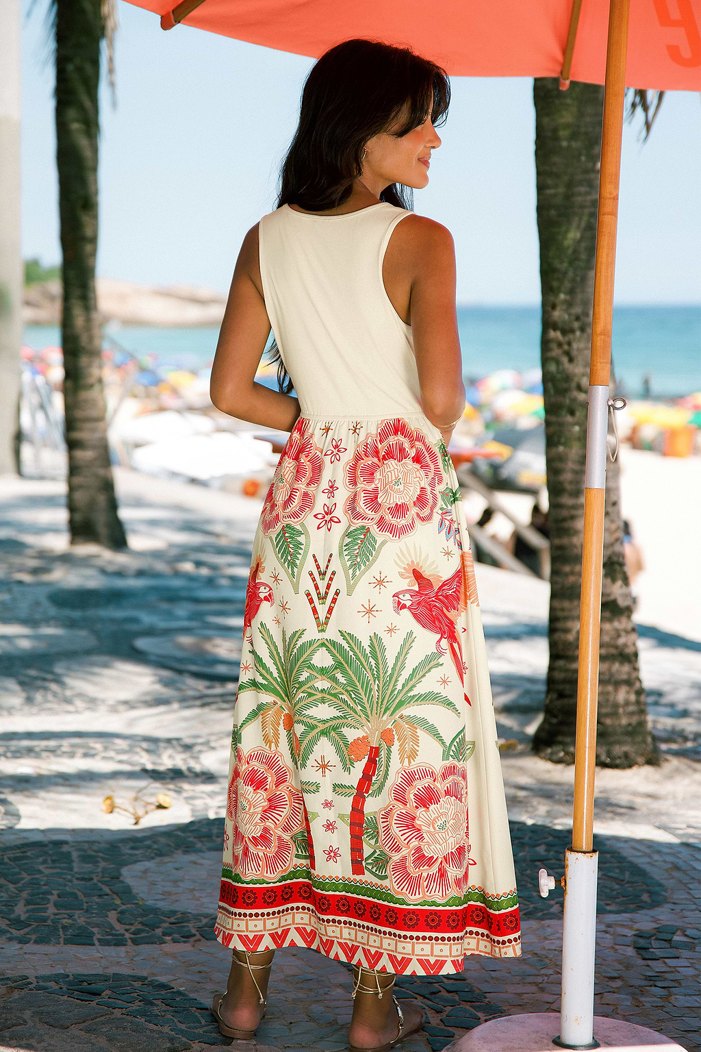 Without a Doubt Tropical Maxi Dress