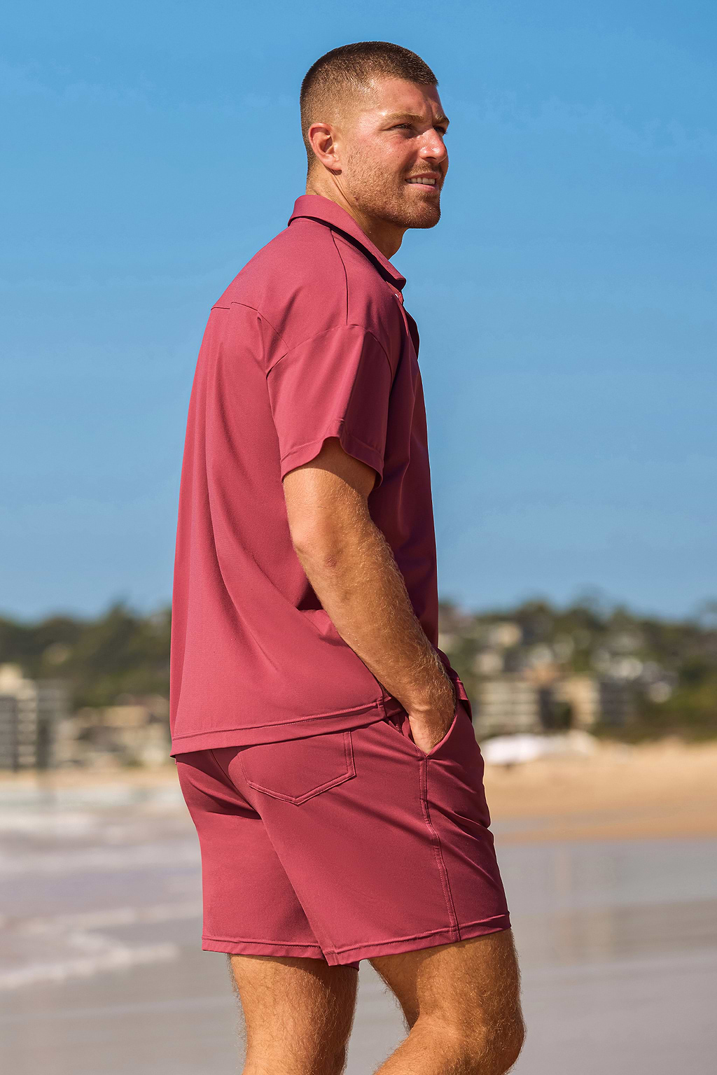 Mulberry Harvest Mauve Board Shorts