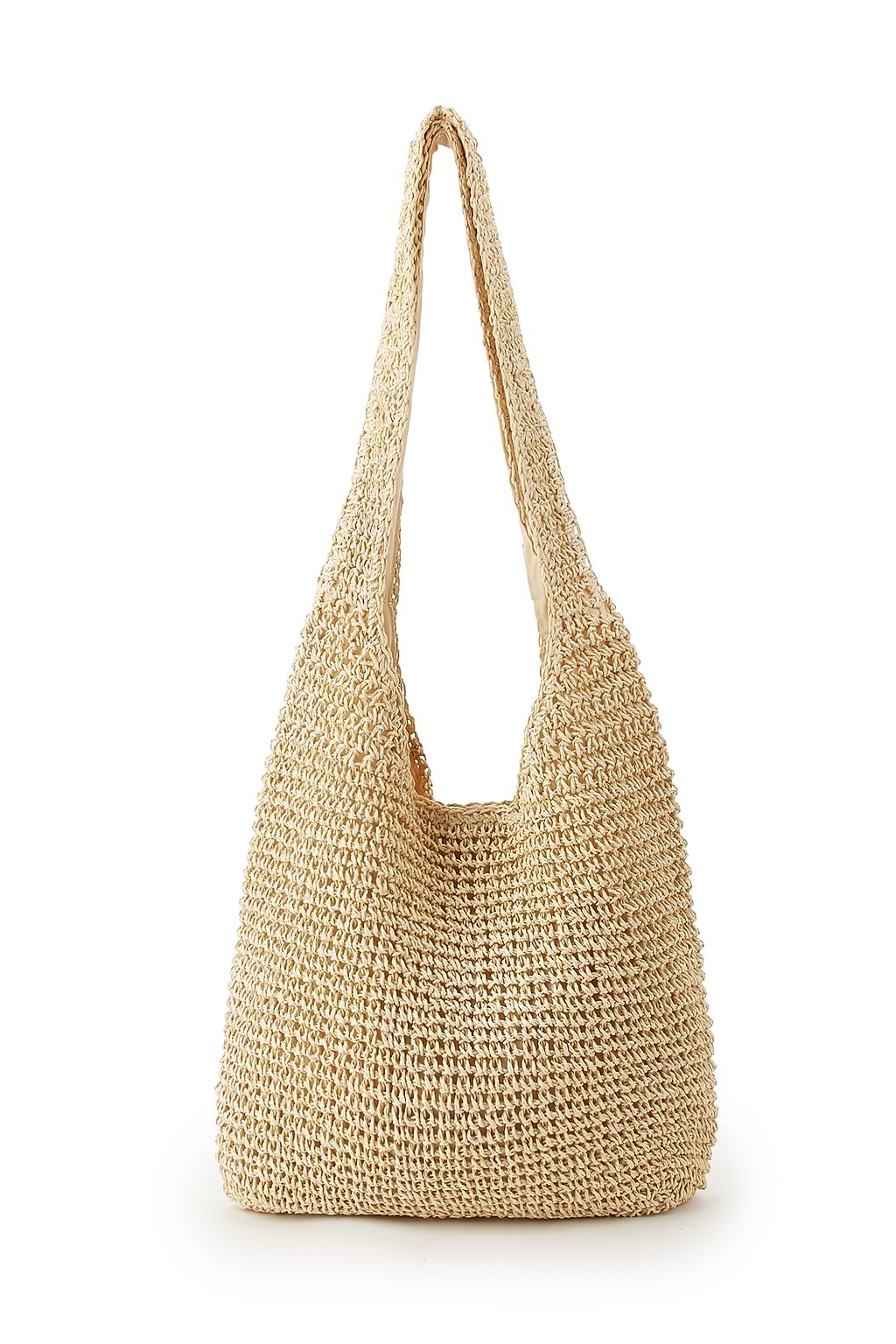 Side to Side Straw Bag