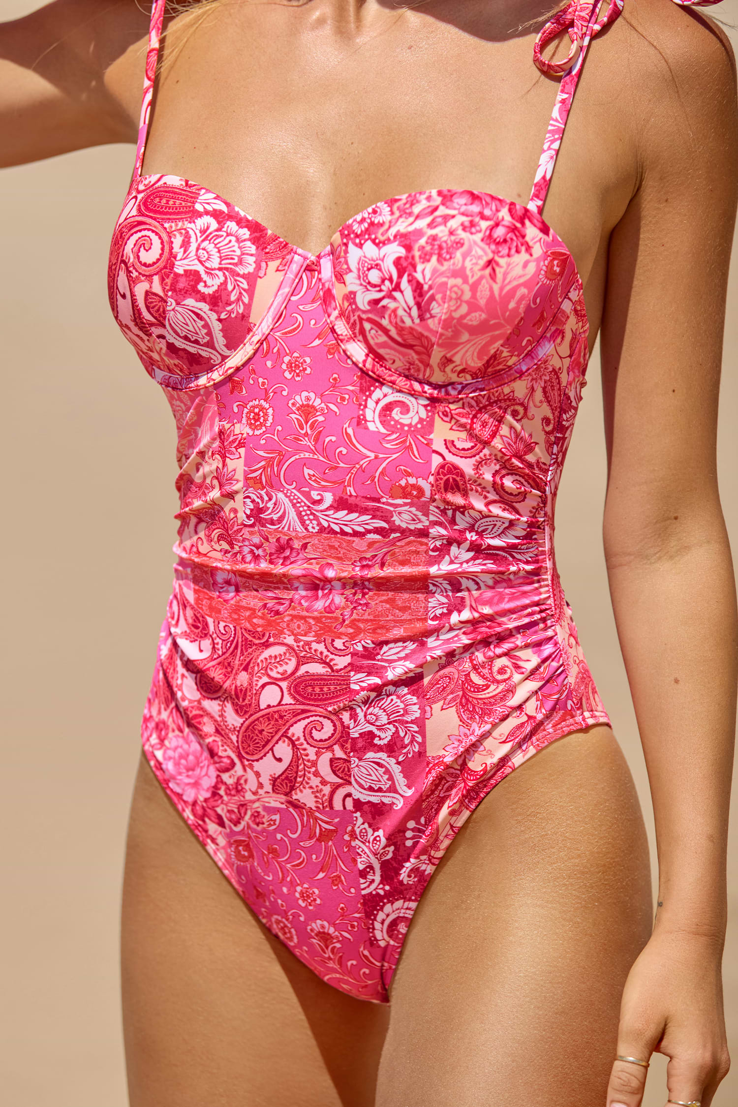 水着 whoswhochico swimwear x JJD Island Fresco Paisley One-Piece Swimsuit | Chic Design | Cupshe