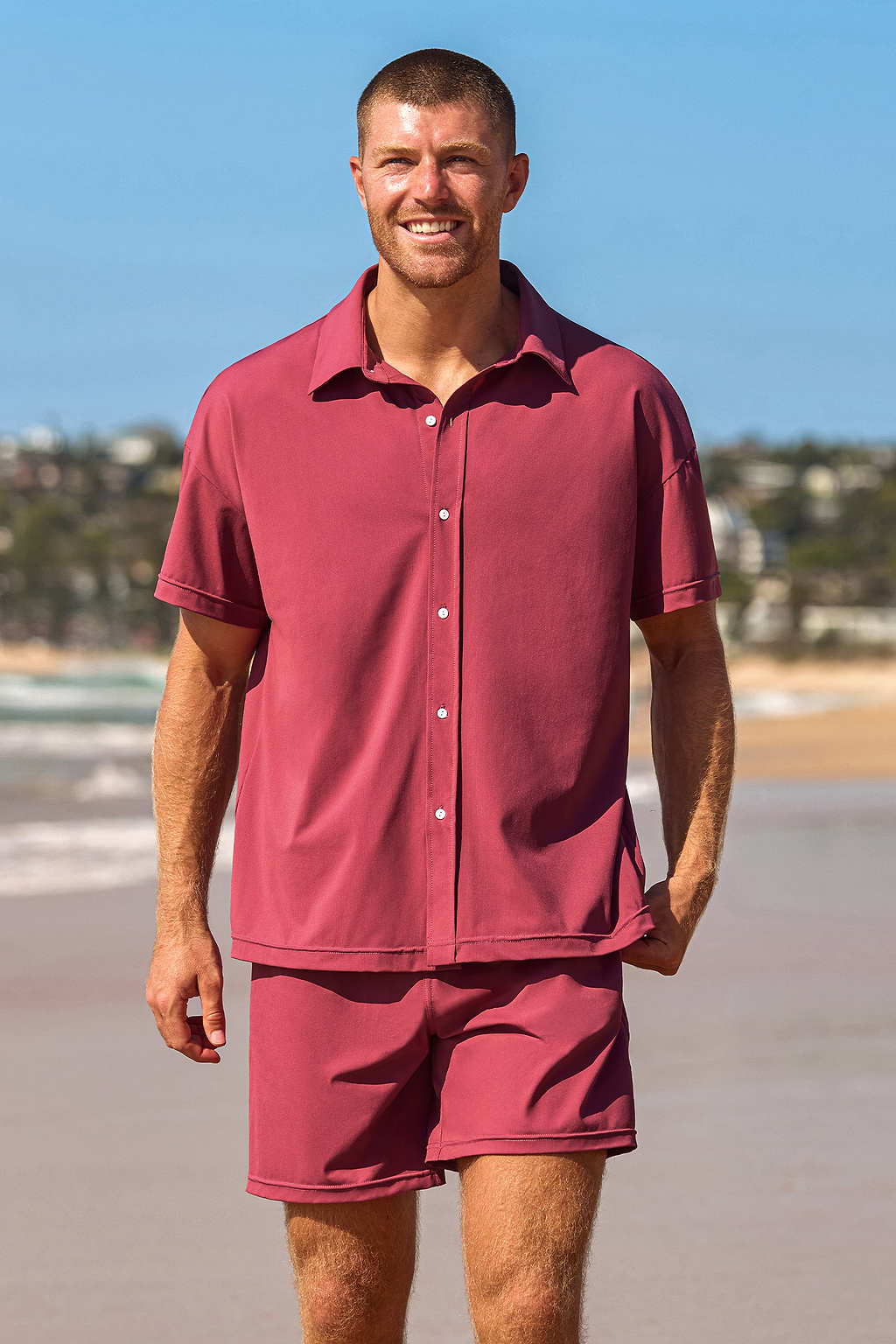 Mulberry Harvest Mauve Board Shorts