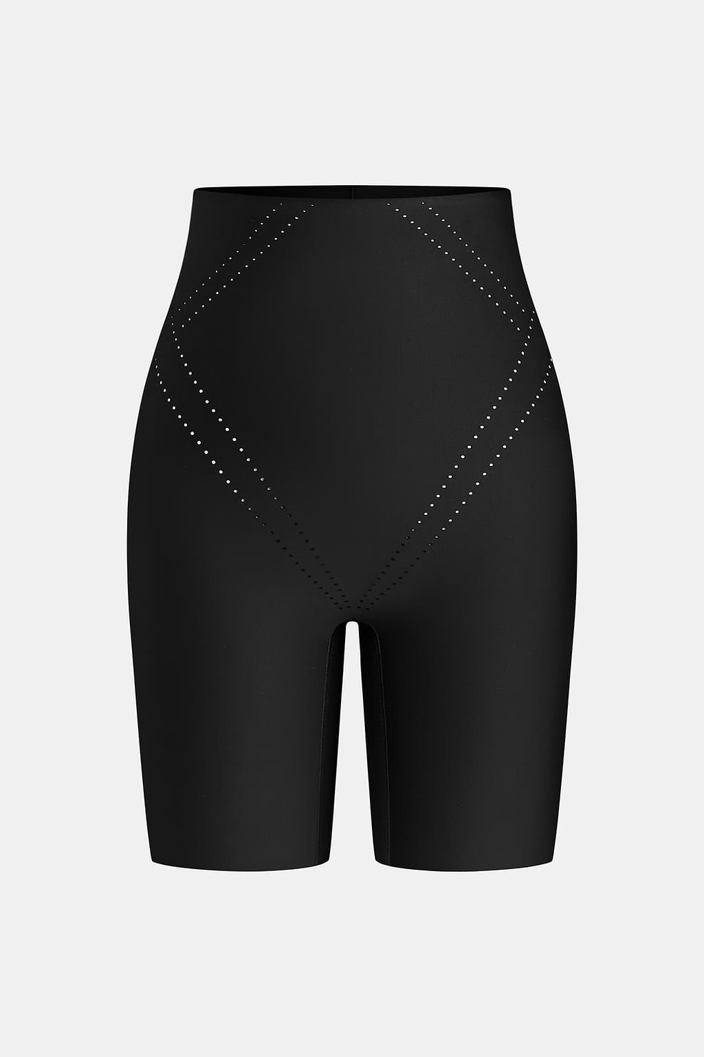 Schwarze Leichte Kompression Shapewear-Shorts